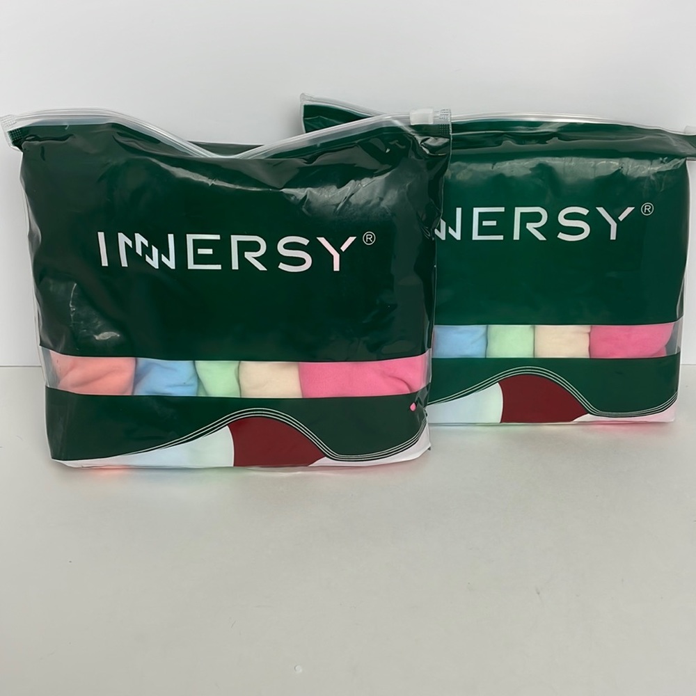 New Lot of High Waisted Women’s Innersy Underwear Bright Colors Size M